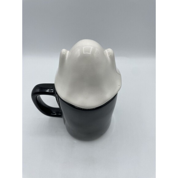 Rae Dunn by Magenta 202 Spooky Mug With Ghost Topper Halloween Artisan Bs277 - Picture 6 of 16